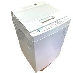 J 極美品 TOSHIBA ZABOON 8kg 抗菌ウルトラファインバブル洗浄 全自動洗濯機 2021年製 AW-8DH1 動確済