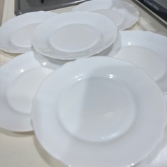 春のパン祭り　白い皿　プレート7枚
