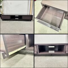  15260  LOWYA テレビ台　ロータイプ　52型対応   ◆大阪市内・東大阪市他 5,000円以上ご購入で無料配達いたします！◆ ※京都・高槻・枚方方面◆神戸・西宮・尼崎方面◆奈良方面、大阪南部方面　それぞれ条件付き無料配送あり！            