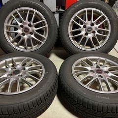 175/65R14バリ山スタッドレスタイヤ付きホイール4本　ヴィ...