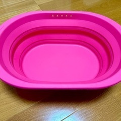 折りたたみ桶　ピンク　🩷　キッチン用品　お風呂　未使用