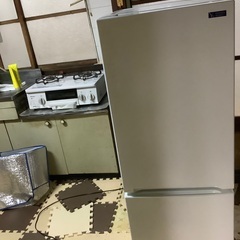 2ドア冷蔵庫　2020年　ヤマダ電機YRZー−F15  