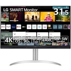 LG スマートモニター 32SQ730S-W 31.5インチ4K...