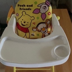ぷーさん 子供用 食事テーブル 椅子