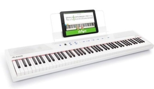 Alesis 電子ピアノ 88鍵盤　電子ピアノ スピーカー搭載  白