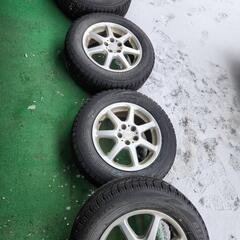 札幌より スバル純正ホイールとタイヤ4本セット