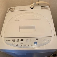 【無料！】洗濯機　DAEWOO DW-P46CB-W 全自動洗濯...