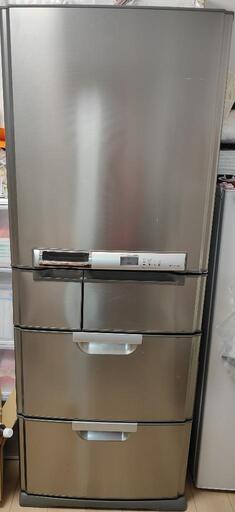 【清掃済】冷凍冷蔵庫455L. 三菱MR-S46NE-T 超省エネで急冷機能ありなので、多人数利用の会社事務所や開け閉め頻繁の飲食店に最適です