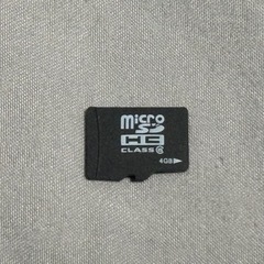 microSDカード 4GB Class6