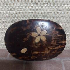 横須賀🆗桜皮の職人細工の爪楊枝入れ小物入れとしても良い