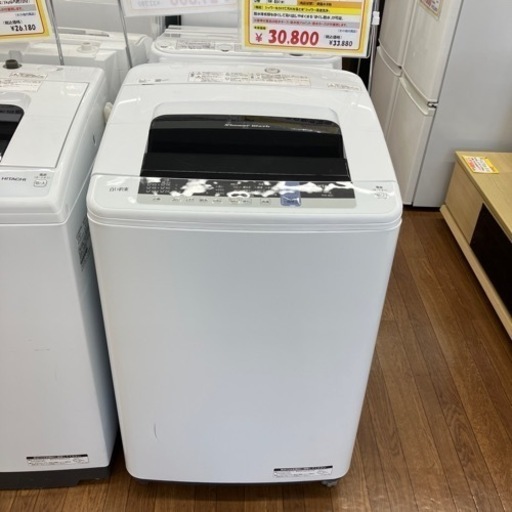 HITACHI 8キロ　全自動洗濯機【12-185】
