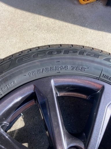 値下げしました。タントファンクロス純正未走行タイヤ&ホイール4本