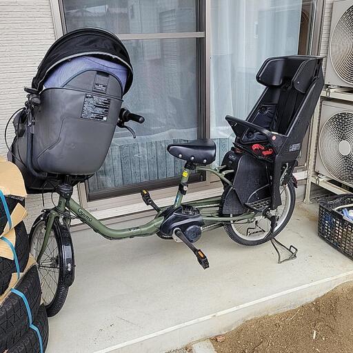 お値段交渉可能‼️電動自転車️パナソニックギュットGyuttoチャイルドシート2機付き美品