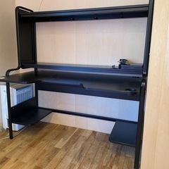 IKEA FREDDEフレッデ　ゲーミングデスク黒　中古品
