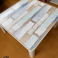 決まりました！こたつ　ローテーブル　正方形　こたつ布団つけます