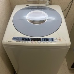終了しました。HITACHI2003年製　洗濯乾燥機8K NW-...