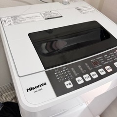 Hisense 洗濯機 5.5kg 2019年製 ホース右側