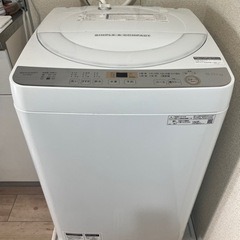【無料でお譲りします】洗濯機　SHARP ES-GE6C