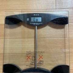 強化ガラス体重計