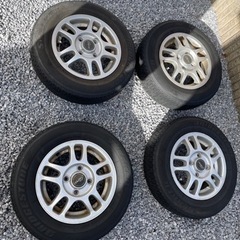 軽自動車　夏タイヤ　ラジアル　145/80/R12 アルミ付き