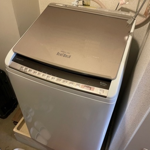 日立　洗濯機　BW-DV80E 乾燥機付き 2020年製