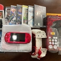 PSP3000 ソフト、付属品多数