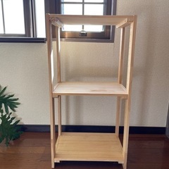 シンプル☆美品　木製シェルフ　棚