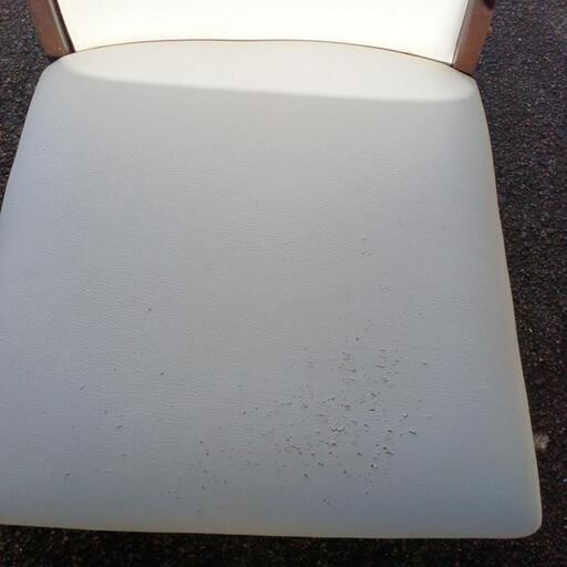 ダイニングテーブルセット　ホワイト　椅子4脚セット　1217