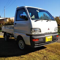 三菱 ミニキャブ 軽トラック 4WD 車検 R7.7 AC無し。