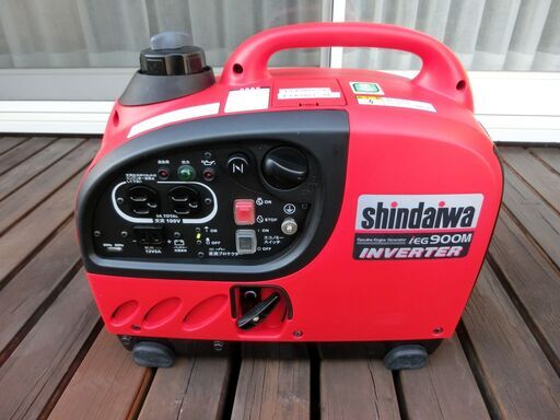（値下げ2）インバーター発電機　運転4回30分未満　ほぼ新品　ヤマハEF900iSのOEM　新ダイワ　iEG900M-Y