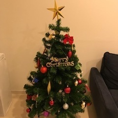 【オーナメント付き】クリスマスツリーセット