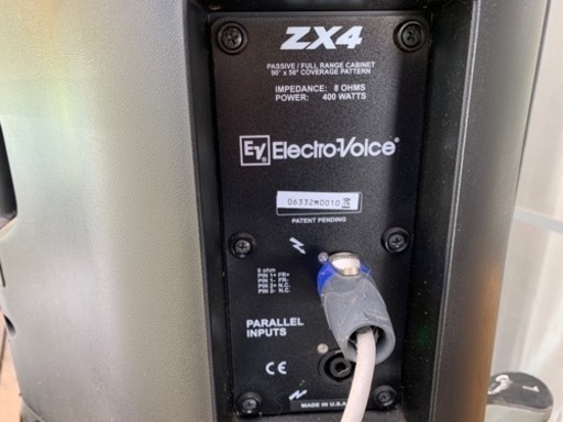 エレクトロボイス スピーカー ZX4 Electro Voice ZX 4, 90B 400W/8Ohm