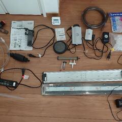 引退品)水槽　台　フィルター　ライト　エアーポンプ・ストーン