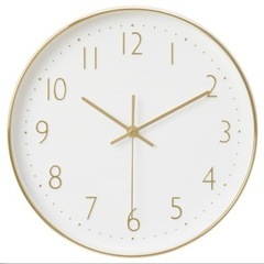 JANKIG イェンキグ 壁掛け時計、ゴールドカラー，30cm