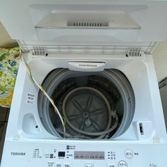 TOSHIBA 東芝 aw-45m5(w) 洗濯機　2018年製...