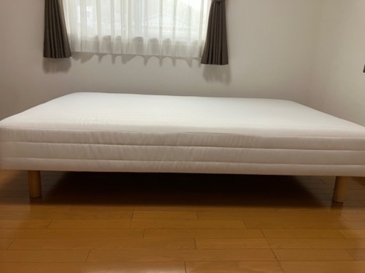 セミダブルベッド　マットレス一体型