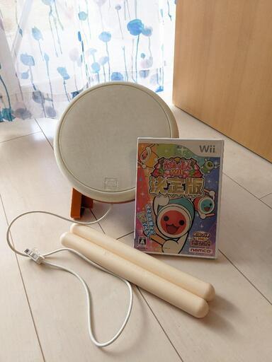 【受け渡し予定あり】wii本体一式　コントローラー　ソフト　太鼓の達人 Wii本体 太鼓の達人 Wii 超ごうか版 受け渡し予定あり】wii本体一式
