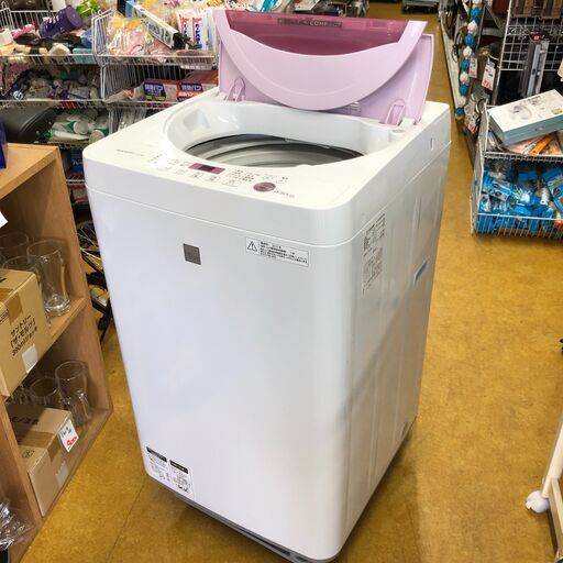 ２０１５年製　SHARP ES-G４E3全自動洗濯機 4.5kg