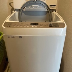 【決まりました】洗濯機 SHARP乾燥機能付き洗濯機 引き取りに...