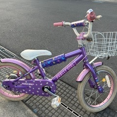 話し合い中　子ども用自転車