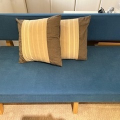 IDÉE BENCH SOFA イデーのベンチソファ 二人掛け ブルー
