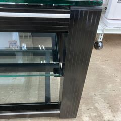 値下げしました!!】ハヤミ工業 テレビボード AVラック ガラス 幅131cm 