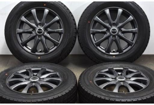 アルミホイール スタッドレス付き 175/70r14 4本 ヨコハマ アイス 