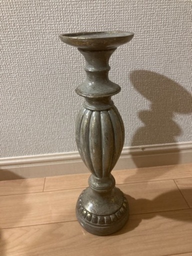 アンティーク　キャンドルホルダー置物