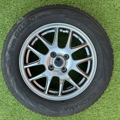 【傷あり】185/65/R15 スタッドレス　４本セット　ホイール付き