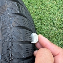 【傷あり】185/65/R15 スタッドレス　４本セット　ホイール付き