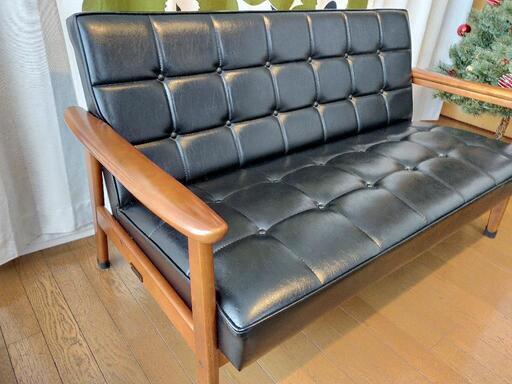 直接引取のみ）カリモク60 ソファー Kチェア 2シーター