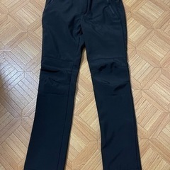 【新品】裏起毛パンツ　黒　Ｍ