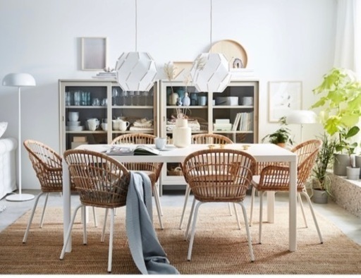 IKEA NILSOVE 藤の椅子6脚