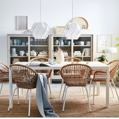 IKEA NILSOVE 藤の椅子4脚